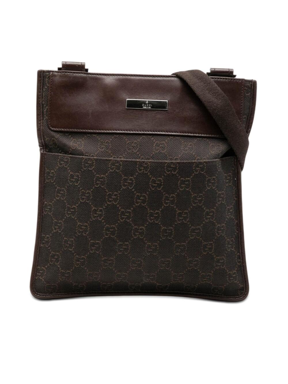Gucci Gg Denim Crossbody Pre-Loved Bag #342623G41B
